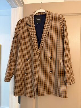 Madewell Plaid Blazer